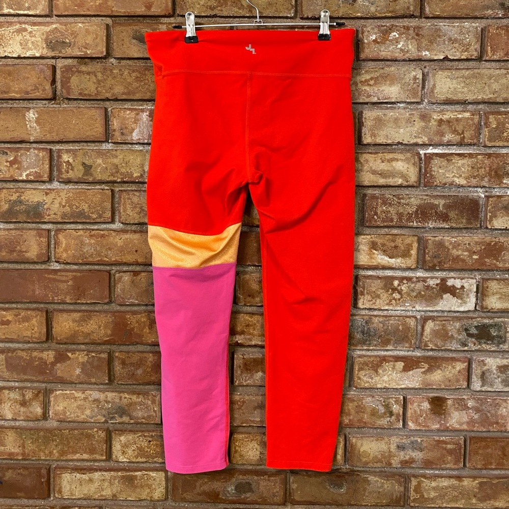 Joylab 3/4 Color Block Leggings Size Medium - image 7